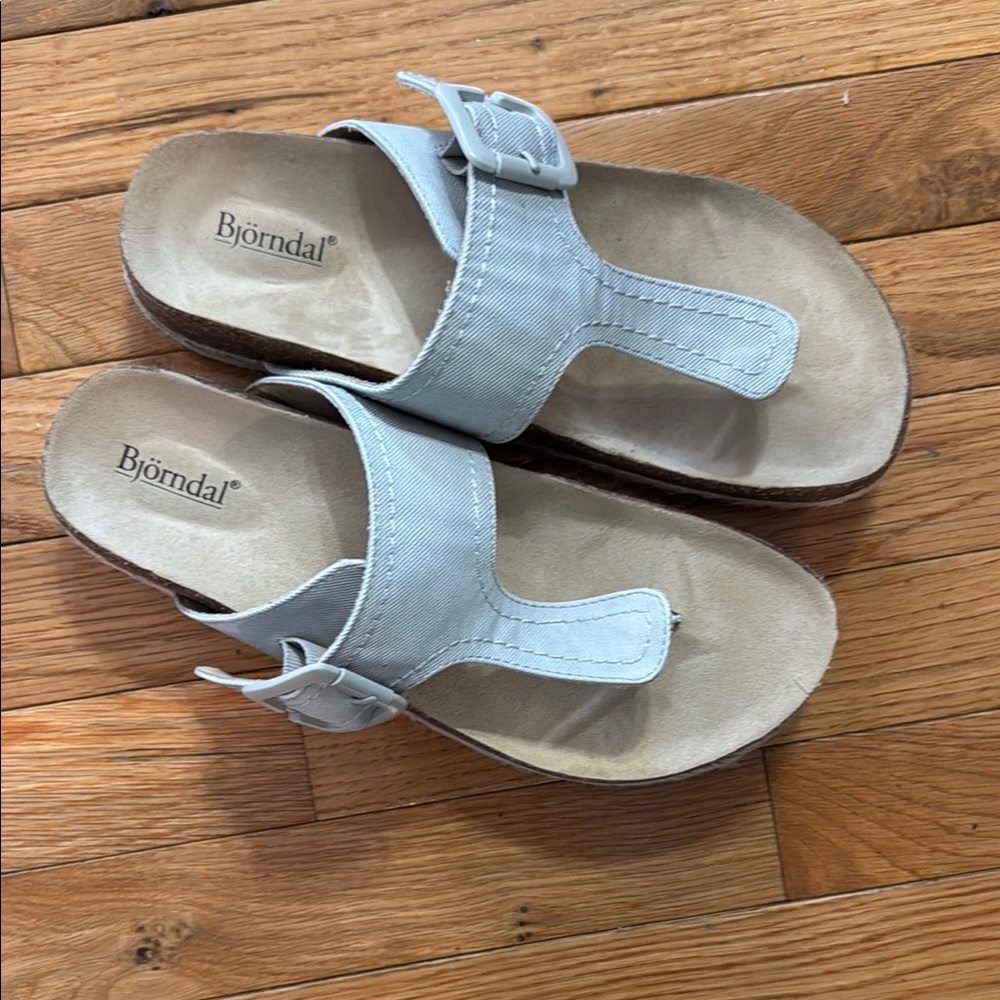 Bjorndal Blue Comfort Sandals with Adjustable Strap